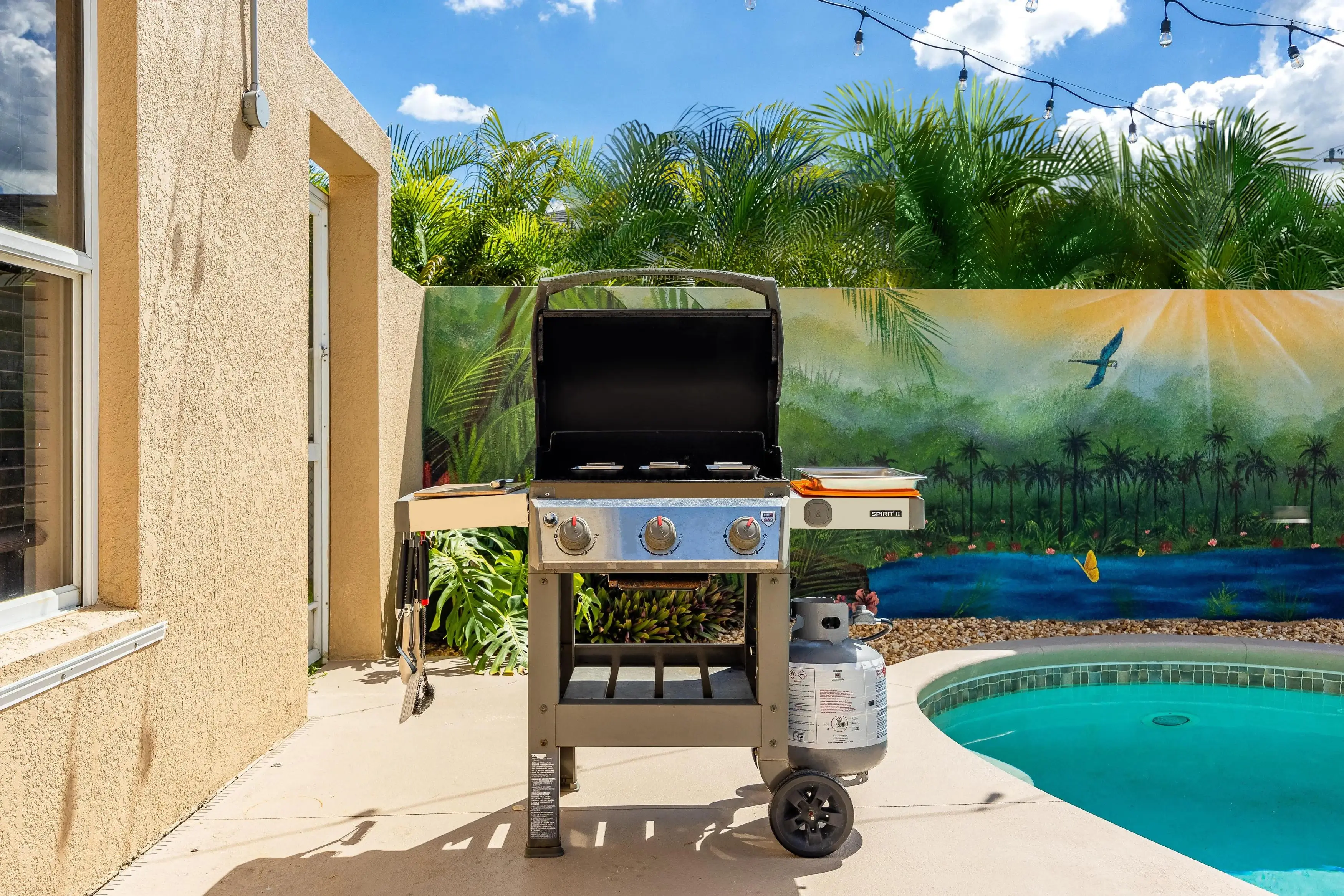 Fire up the grill and enjoy a delicious barbecue in the great outdoors with family and friends.