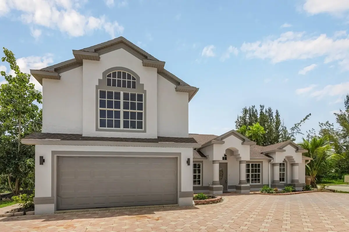Front of Villa